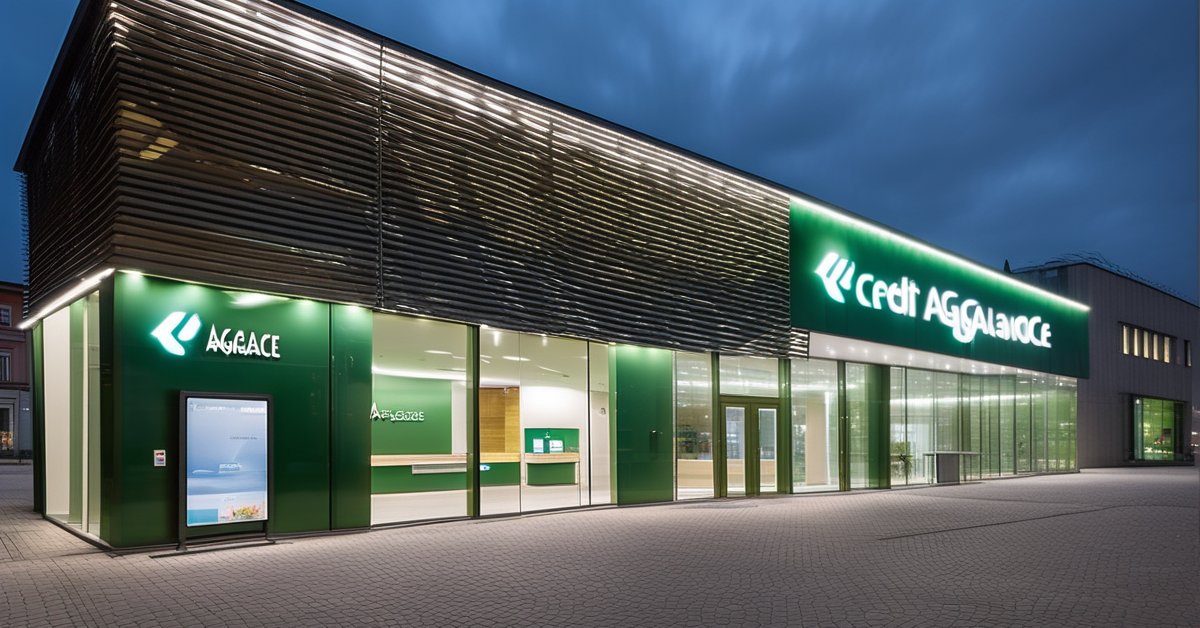 Elegantes Credit Agricole Pl Bilder