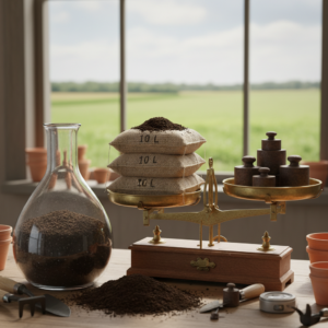 Przeliczanie ziemi: 50 litrów to ile kilogramów gleby?